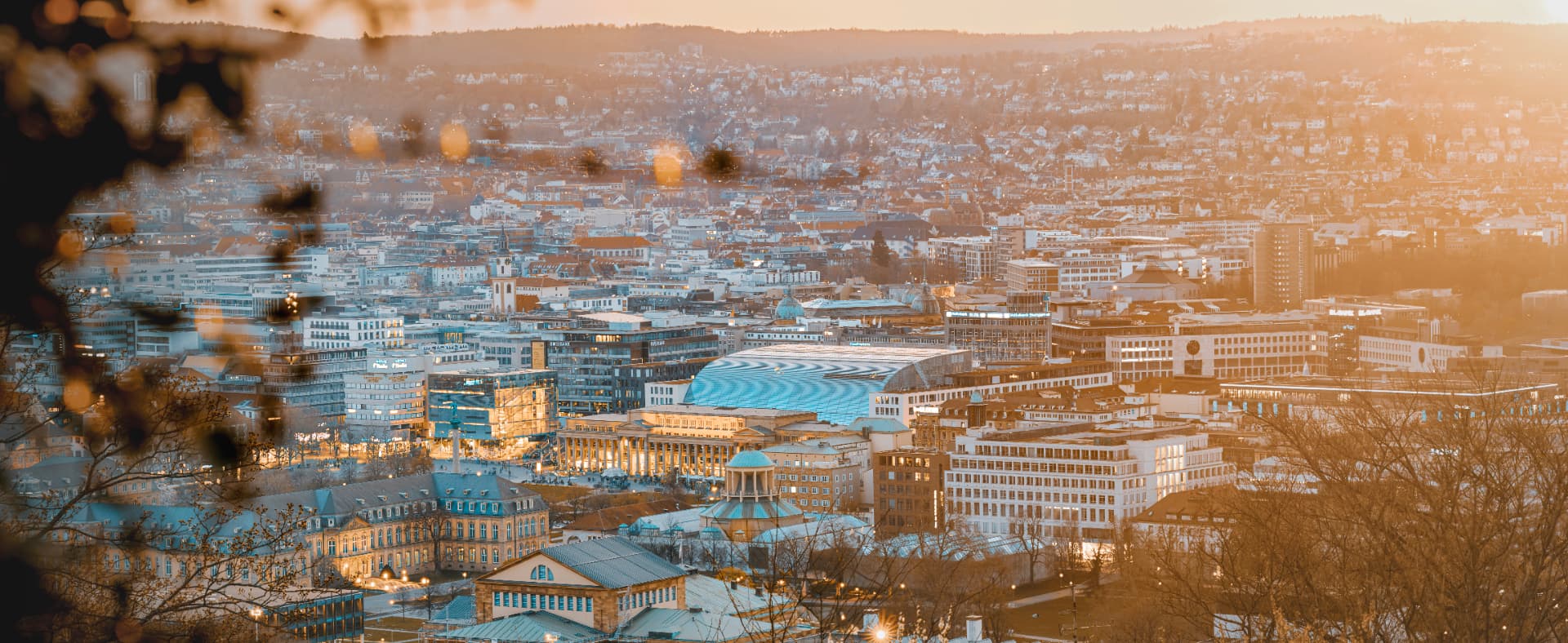 Stuttgart im Abendlicht