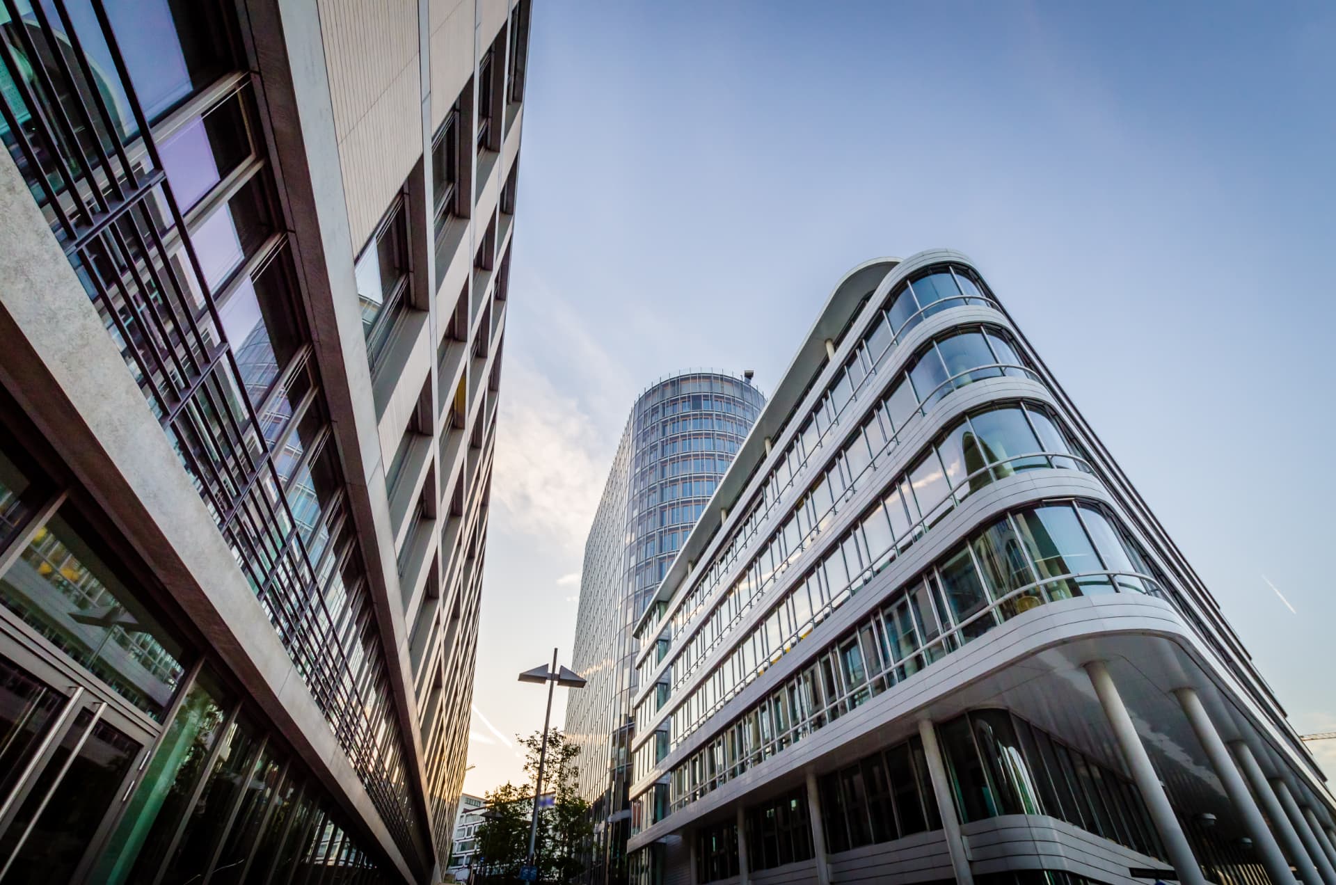 Moderne Wirtschaftsarchitektur in Stuttgart